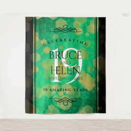 Tapiz Elegante celebración del aniversario de bodas de j