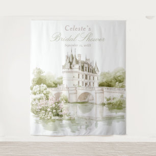 Tapiz Elegante Château Romance Francés Despedida de Solt