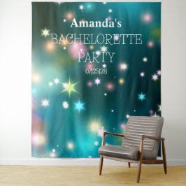 Tapiz Elegante Disco Sparkle Colorful Boda Backdrop
