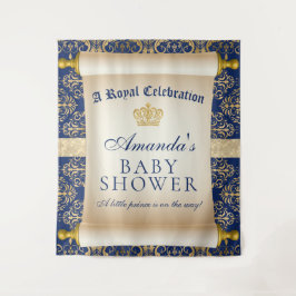 Tapiz Elegante entorno vertical de Baby Shower Prince