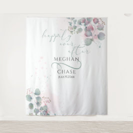 Tapiz Elegante Eucalipto rosa y verde