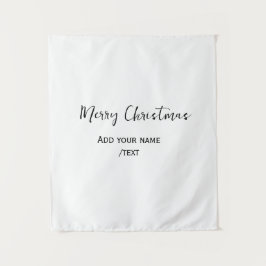 Tapiz Elegante feliz Navidad añadir texto simple