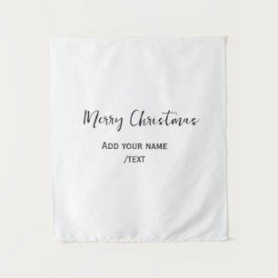 Tapiz Elegante feliz Navidad añadir texto simple