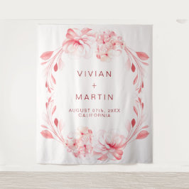 Tapiz Elegante Flor de Cerezo Impecable Boda 