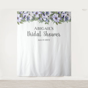 Tapiz Elegante Fondo Floral de Vinca Nupcial para Desped