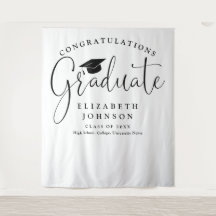 Elegante guión gráfico de la fiesta de graduación