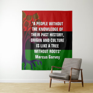 Tapiz Elegante Marcus Garvey TREE SIN RAÍCES
