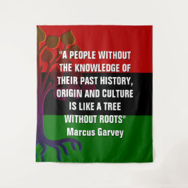 Tapiz Elegante Marcus Garvey TREE SIN RAÍCES