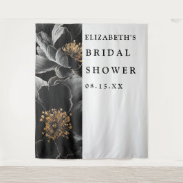 Tapiz Elegante Moda moderna Floral Photo Booth Fondo