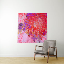 Tapiz Elegante morado y Naranja Limelight Hydrangea