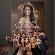 Tapiz elegante para foto de Quinceañera