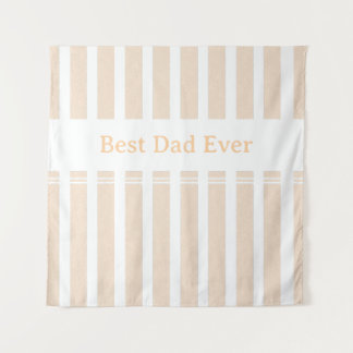 Tapiz Elegante Personalizado Mejor Papá del Mundo con Ra