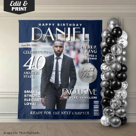 Tapiz Elegante portada de la revista Personalizado de fo