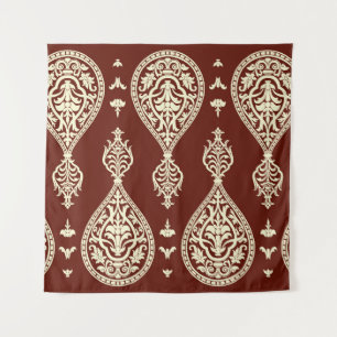 Tapiz Elementos de vintage en un fondo oscuro