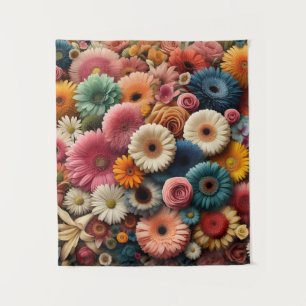 Tapiz Eleva tu espacio Flor de Gerbera Colorida Floral 