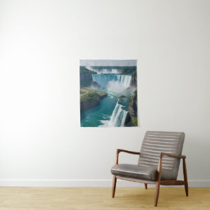 Tapiz "Eleva tus paredes con la belleza del Niágara"