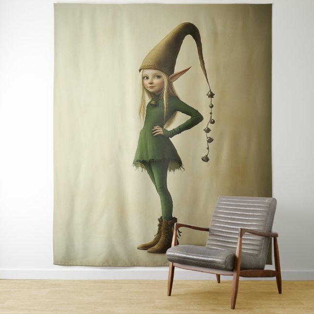 Tapiz Elfo del bosque encantado (In situ)