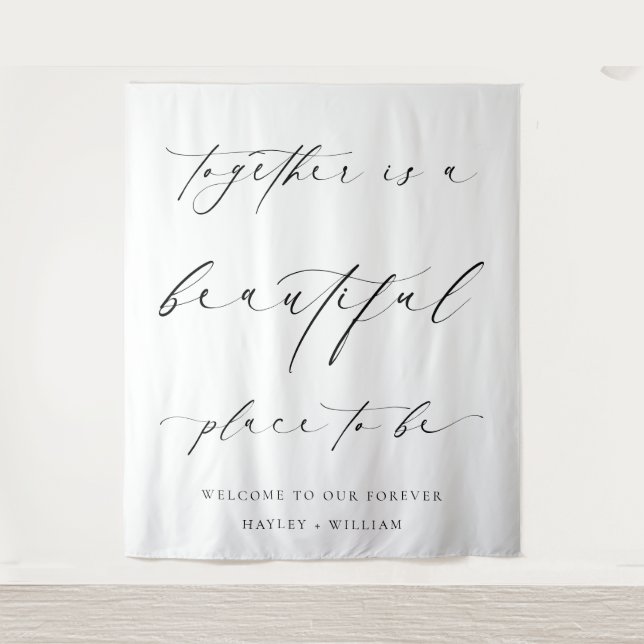 Tapiz Ellesmere Juntos Es Un Hermoso Lugar Para Estar (Anverso)