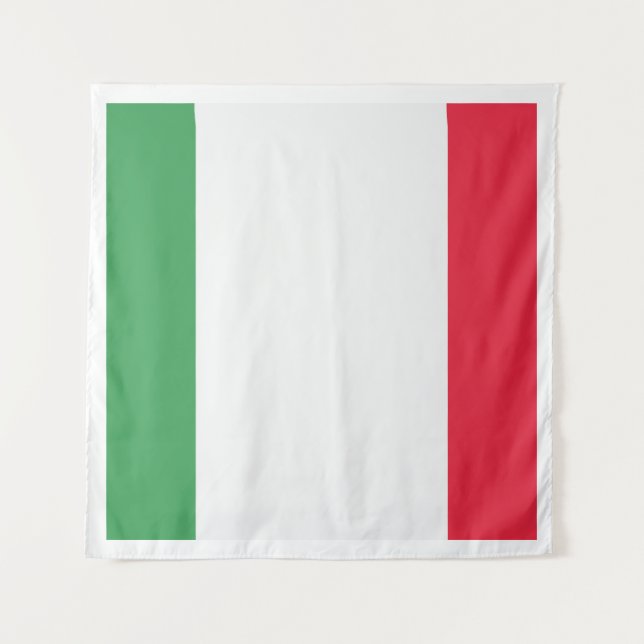 Tapiz Emblema de bandera de Italia (Anverso)