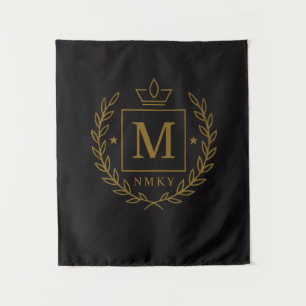 Tapiz "Emblema Real NMKY – Diseño de Cresta con Monogram