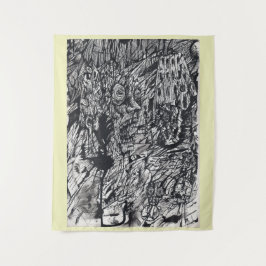 Tapiz Emitida de Felicity, dibujo de tinta