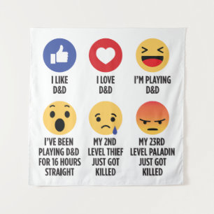 Tapiz Emojis de D&D