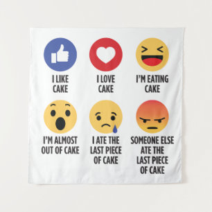 Tapiz Emojis de pasteles