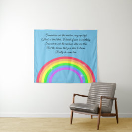 Tapiz En Algún Lugar Sobre El Arcoiris
