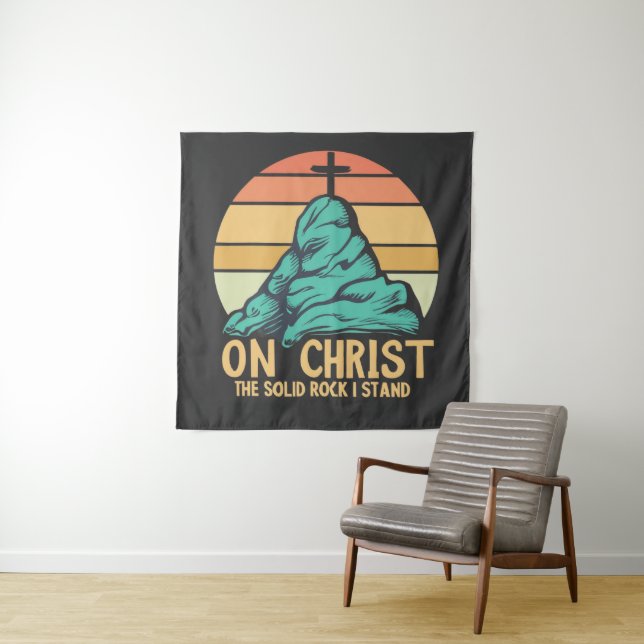 Tapiz En Cristo la Roca Sólida que sostengo (In situ)