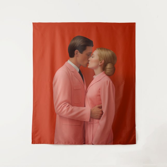 Tapiz En el amor en rojo (Anverso)