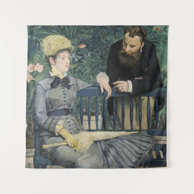 Tapiz En el Conservatorio Edouard Manet  (Anverso)