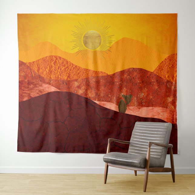 Tapiz En el desierto (In situ (horizontal))