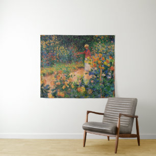Tapiz En el jardín de Claude Monet