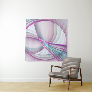 Tapiz En Movimiento, Moderno Arte Fractal Abstracto Colo