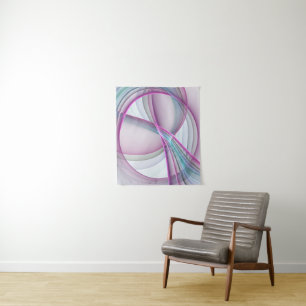 Tapiz En Movimiento, Moderno Arte Fractal Abstracto Colo