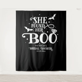 Tapiz Encontró Su Boo Halloween Bridal Shower