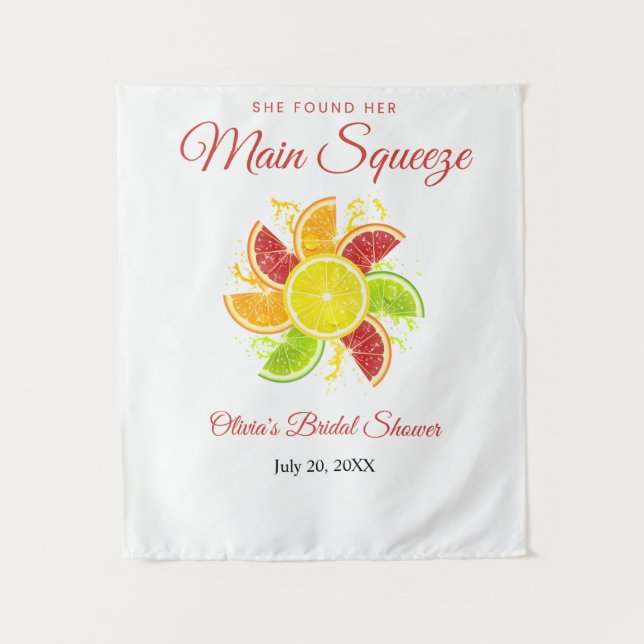Tapiz Encontró Su Principal Squeeze Bridal Shower Backup (Anverso)