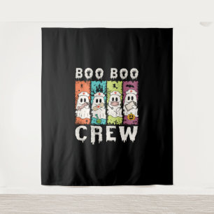 Tapiz Enfermera de Boo Boo Crew Halloween
