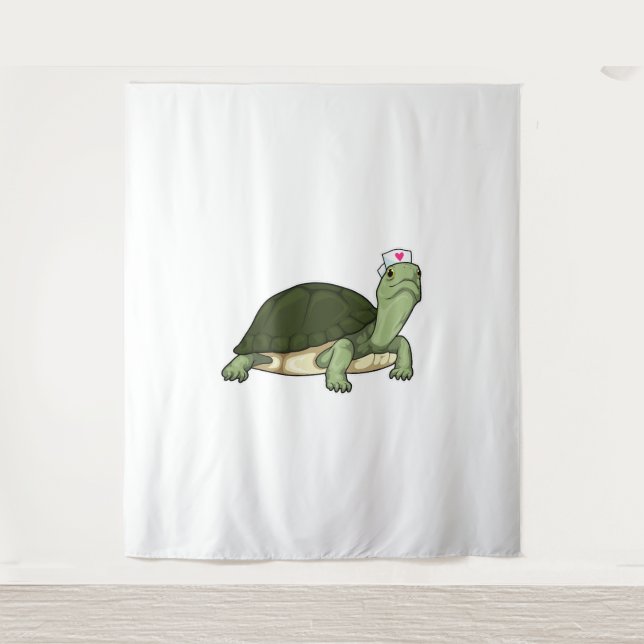 Tapiz Enfermera de tortuga (Anverso)