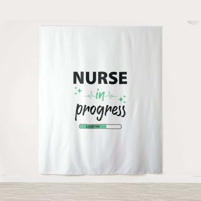 Tapiz Enfermera en curso (Anverso)