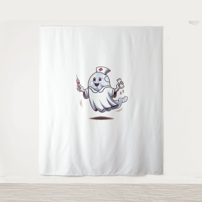 Tapiz enfermera fantasma Classic T-Shirt (Anverso)