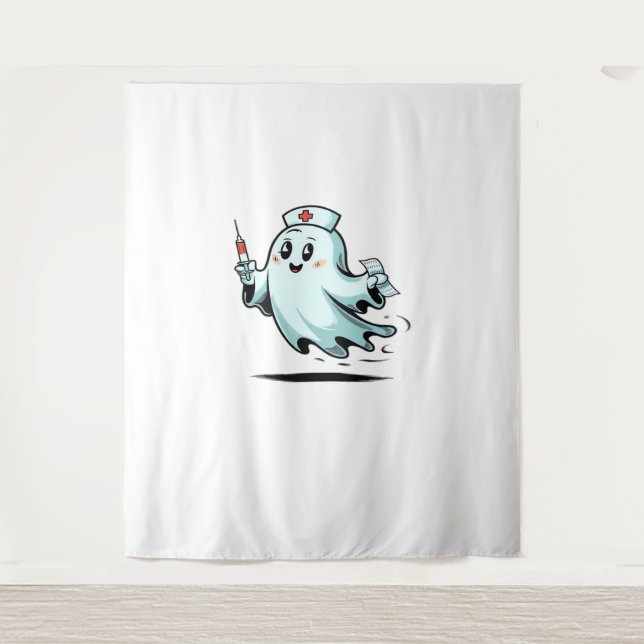 Tapiz enfermera fantasma Classic T-Shirt_2 (Anverso)