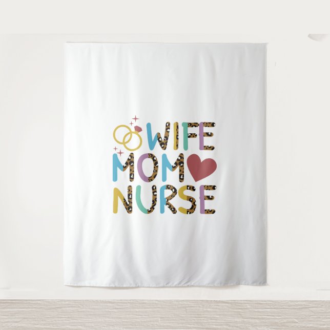 Tapiz Enfermería Mamá Esposa Amor (Anverso)