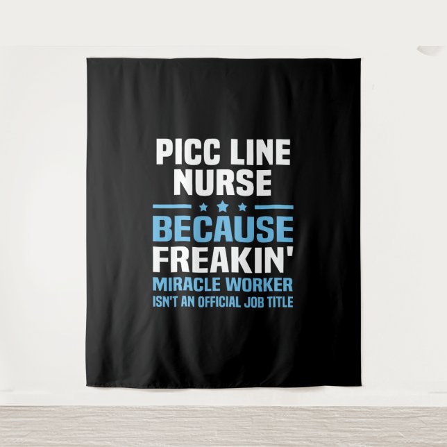 Tapiz Enfermero de línea PICC (Anverso)
