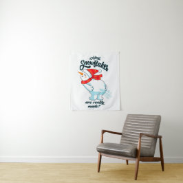 Tapiz Engañando a Snowman cómo se hacen realmente las co