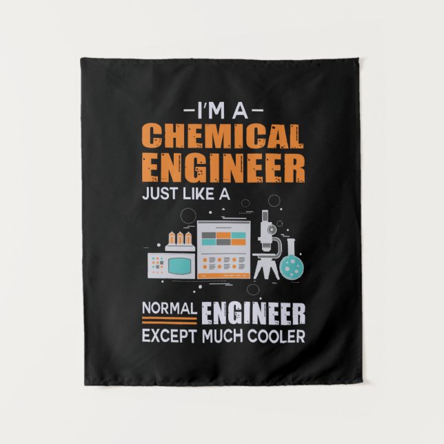 Tapiz Engineer I Am A Chemical Engineer (Anverso)