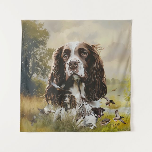 Tapiz English Springer Spaniel (Anverso)