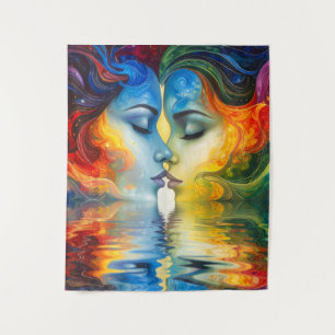 Tapiz Entre espejo y memoria