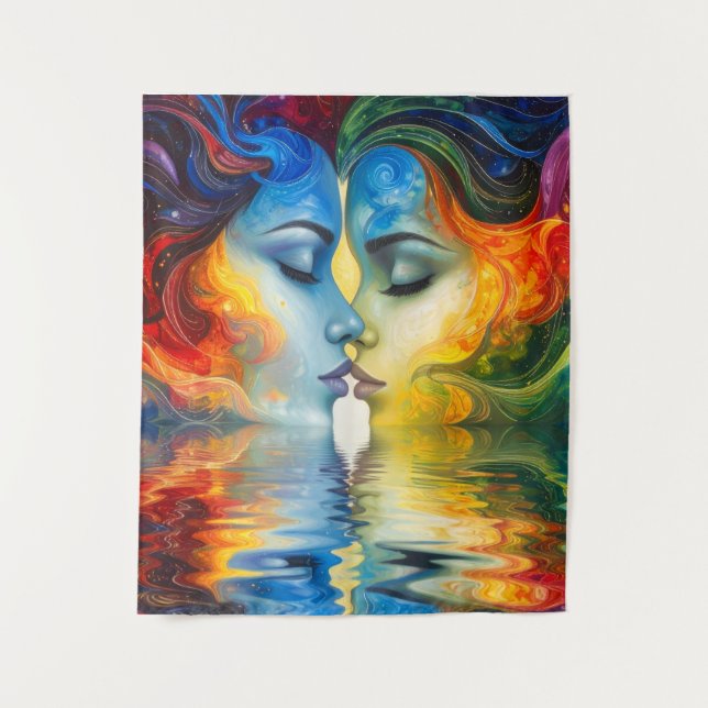 Tapiz Entre espejo y memoria (Anverso)