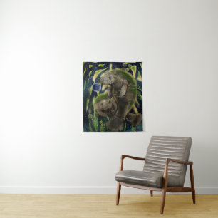 Tapiz Equilibrio frágil ManateeTapestry